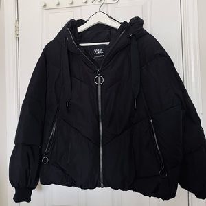 Zara Crop Puffer Jacket 💫